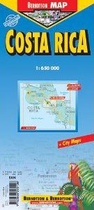 Costa Rica Borch Map - Landkarte