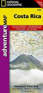 National Geographic Adventure Maps : Costa Rica Landkarte