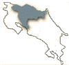 Costa Rica Landkarte - Nordregion